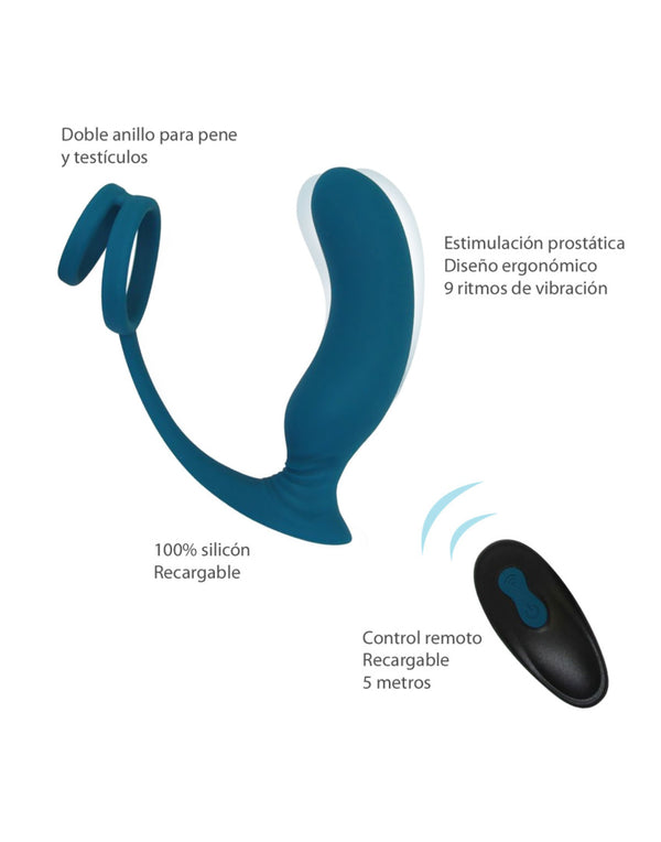 VIBRADOR PROSTATICO WOW TEMPTATION FORCE